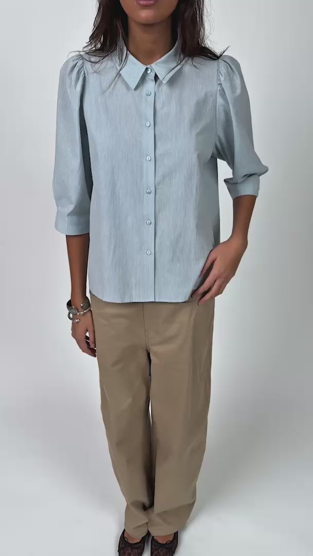Lollys Laundry BonoLL Skjorte Shirt Støvet blå