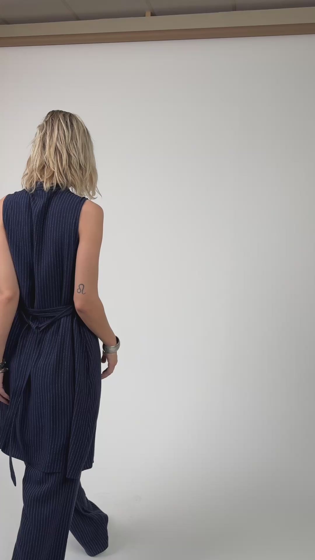 Lollys Laundry KatieLL midi Kjole Dress Navy
