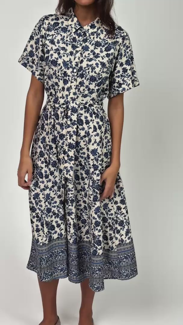 Lollys Laundry BlakeLL Midi Kjole Dress Blå