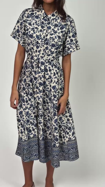 Lollys Laundry BlakeLL Midi Kjole Dress Blå