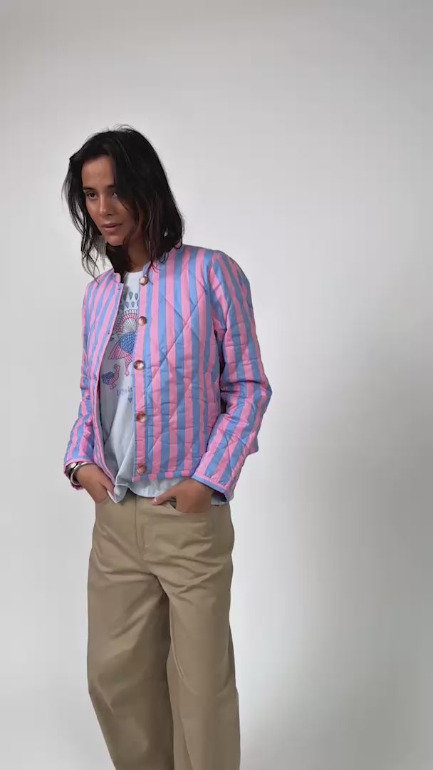 Lollys Laundry EmiliaLL Jakke Jacket 80 Stripe