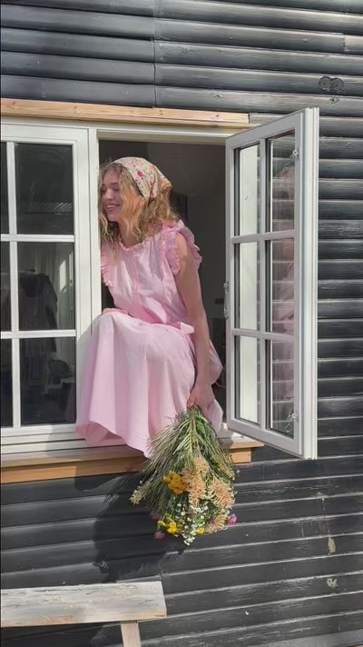 Lollys Laundry HarrietLL Maxi Kjole Dress Lyserød